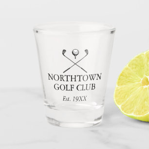 Personalized Classic Golf Club Name Shot Glass