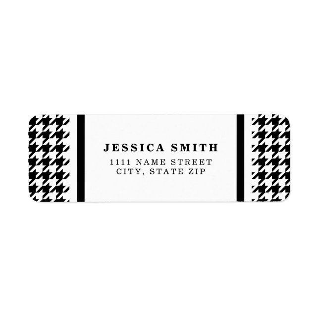 Personalized Classic houndstooth pattern Dogstooth (Front)