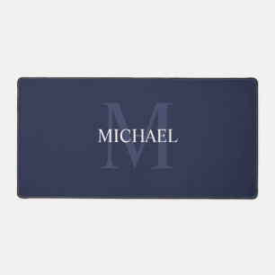 Personalized Classic Monogram and Name Desk Mat