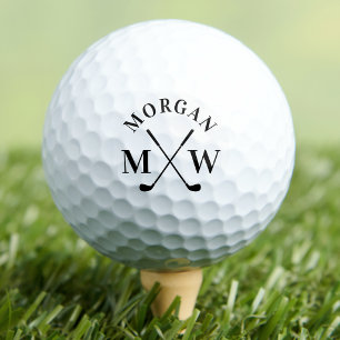 Personalized Classic Monogram Golf Balls