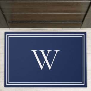 Personalized Classic Monogram Initial Name Doormat