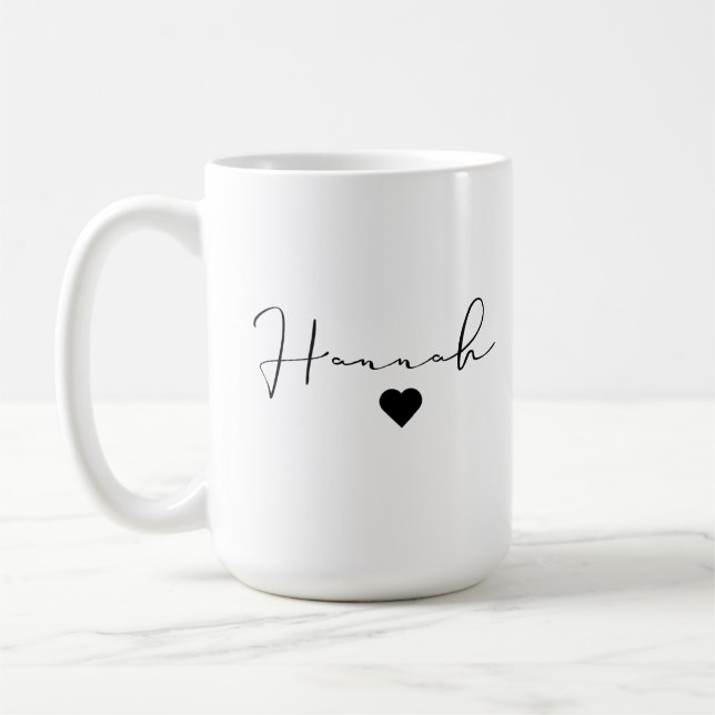 Personalized classic mug, custom name,. coffee mug (Left)