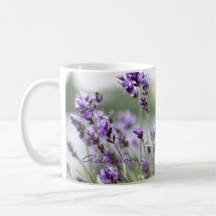 Personalized Classic Mug With Lavender