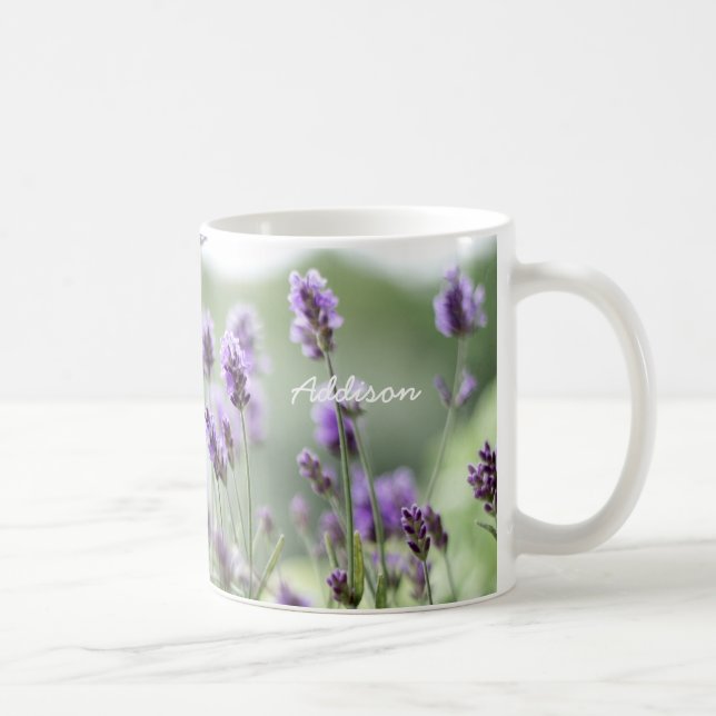Personalized Classic Mug With Lavender (Right)