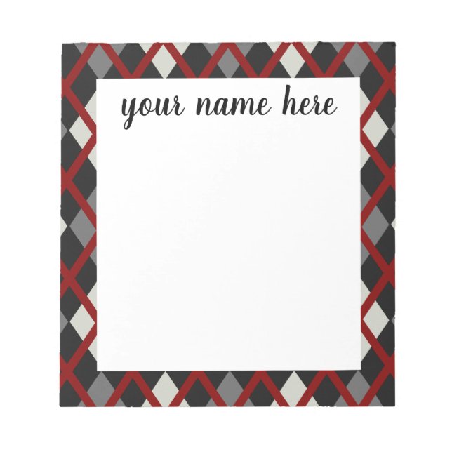 Personalized Classic Notepad (Front)