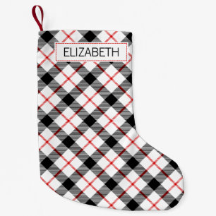 Personalized Classic Plaid Christmas Stocking