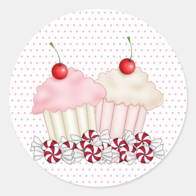 Personalized Classic Round Sticker (Front)