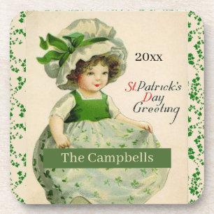 Personalized Classic St. Patrick's Day Coaster