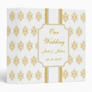 Personalized Classic Wedding Scrapbook Binder