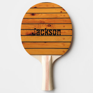 Personalized classic wooden sailboat shipdeck ping pong paddle