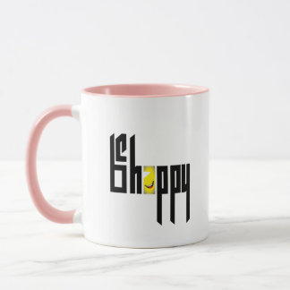Personalized Classic Yellow Peeking Smiley Face  Mug