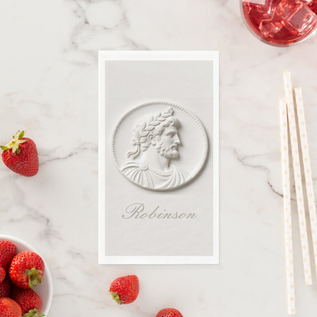 Personalized Classical Paper Guest Towel Napkin (Insitu)