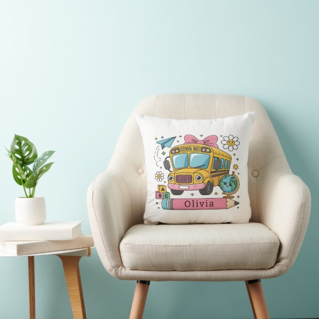 Personalized Classroom Gift for Back to School Throw Pillow (Chair)