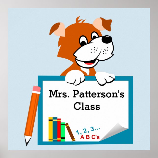 Personalized Classroom Posters (Front)