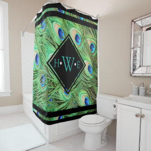 Personalized - Classy Peacock Feathers