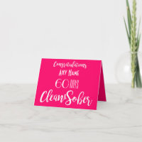 personalized clean and sober 12 step milestone