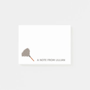 Personalized Cleaning Lady Maid Service Post-it Notes