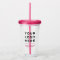 Personalized Clear Tumbler with Straw