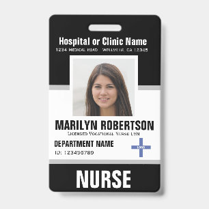Personalized Clinic Hospital Employee Badge