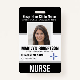 Personalized Clinic Hospital Employee Badge