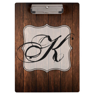 Personalized Clip Board Barn Wood Country Rustic