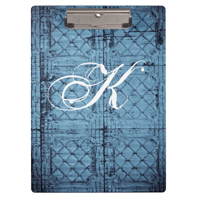 Personalized Clip Board Rustic Tin Panel Ceiling C (Front)