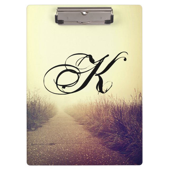 Personalized Clip Board Sunrise Pathway Walkway Pa (Front)