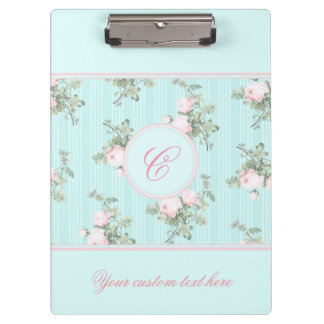 Personalized clipboard shabby chic add your text