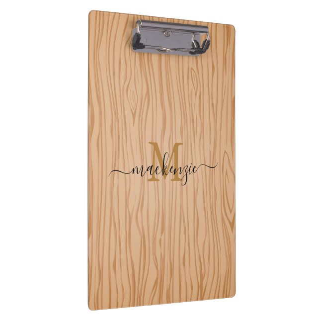 Personalized Clipboard with Name and Initial (Right)