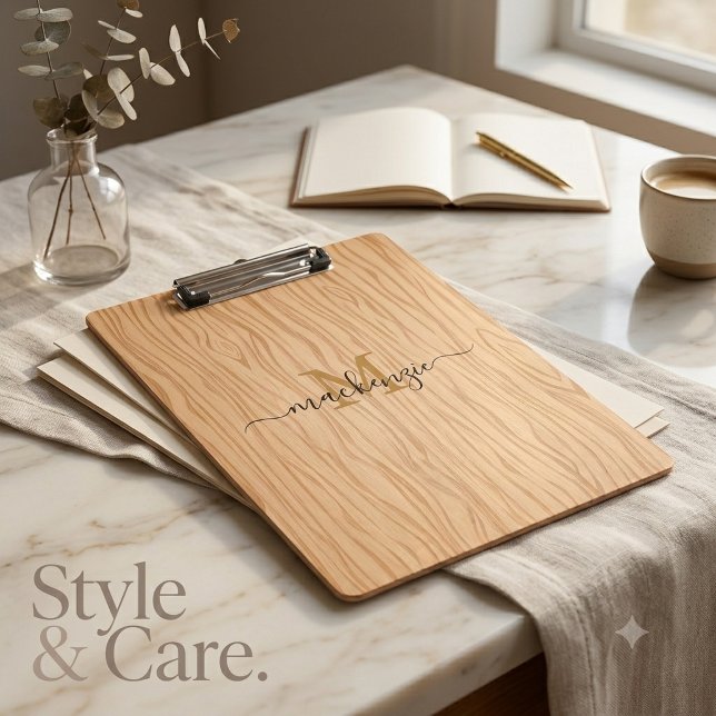 Personalized Clipboard with Name and Initial (Personalized Clipboard with Name and Initial)