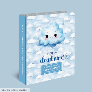 Personalized Cloud Nine Baby Boy Album Cute Keepsa Binder