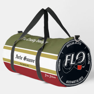 Personalized Club Logo BJJ Arte Suave Jiu Jitsu Duffle Bag