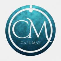 Personalized CM Cape May NJ Beach Christmas