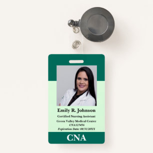 Personalized CNA Badge