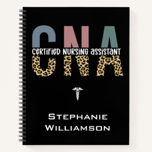 Personalized CNA Certified Nursing Assistant Notebook