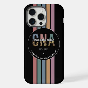 Personalized CNA Retro Certified Nursing Assistant iPhone 15 Pro Max Case