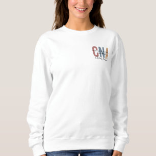 Personalized CNA Retro Certified Nursing Assistant Sweatshirt