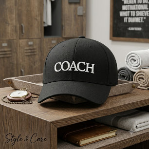 Personalized COACH Basic Flexfit Wool Cap