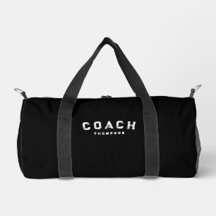 Personalized Coach Duffel Bag, Sports Coach Gift Duffle Bag