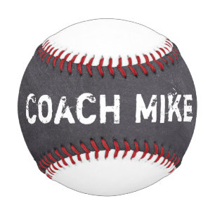 Personalized, Coach, Grunge Baseball