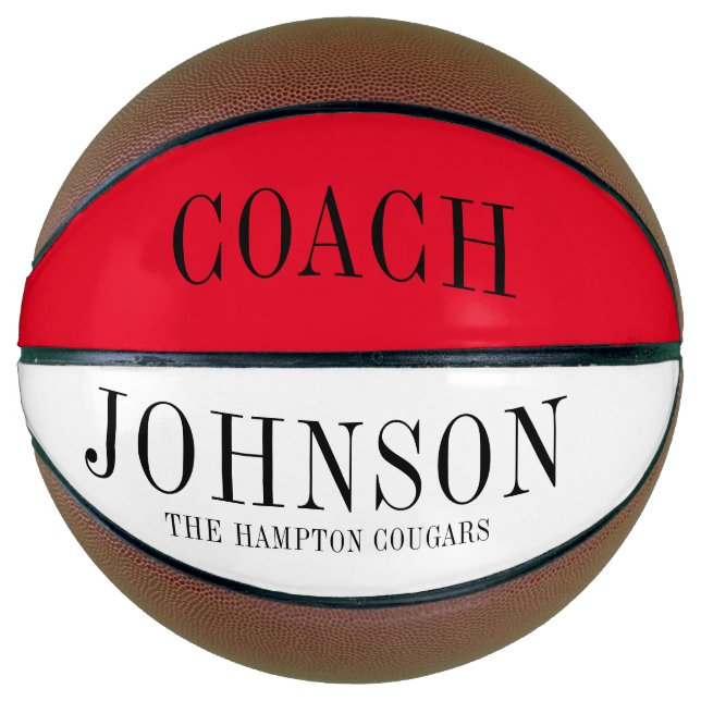 Personalized Coach Team Basketball (Front)