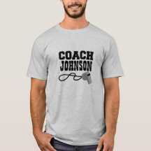 Personalized Coach Whistle T-Shirt