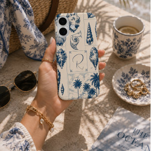 Personalized Coastal Seashell iPhone 16 Case