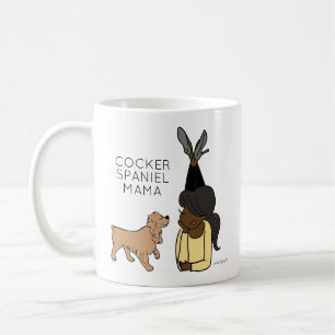 Personalized Cocker Spaniel Mama Coffee Mug