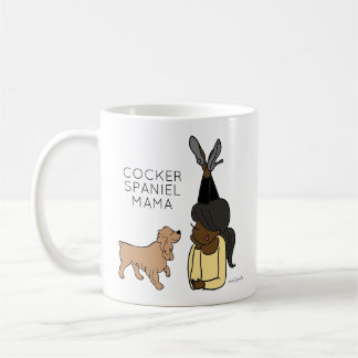 Personalized Cocker Spaniel Mama Coffee Mug