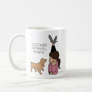 Personalized Cocker Spaniel Mama Coffee Mug