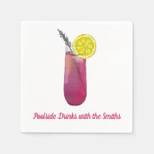 Personalized Cocktail Napkins