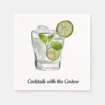 Personalized Cocktail Napkins