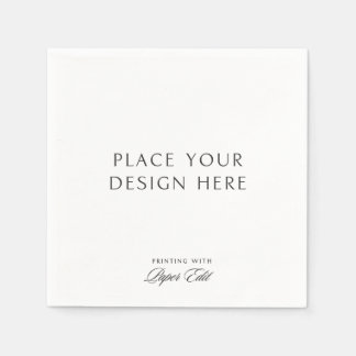 Personalized Cocktail Napkins Add Your Own Design