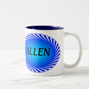 Personalized Coffe Muge - Allen Two-Tone Coffee Mug